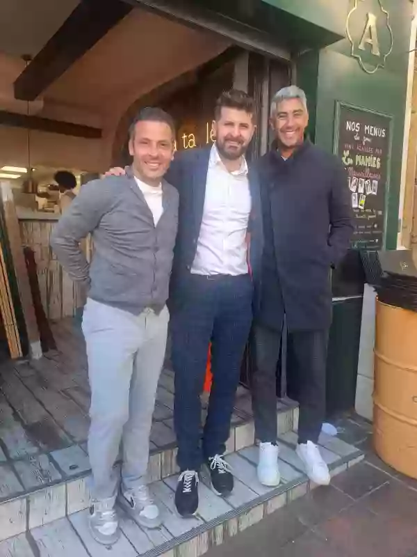 mail Bouabdellah et Ludovic Giuly - La Table D'Augustine - restaurant Marseille - Restaurant sympa Marseille